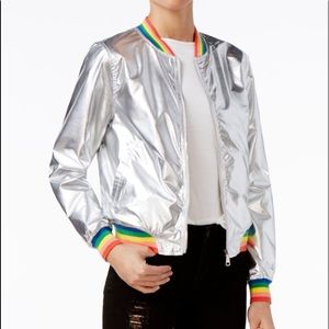 ban.do great condition bomber disco jacket
